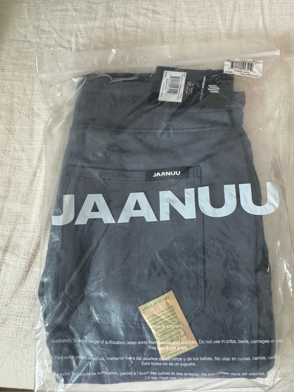 Jaanuu women’s Dark Gray/blue Scrub joggers